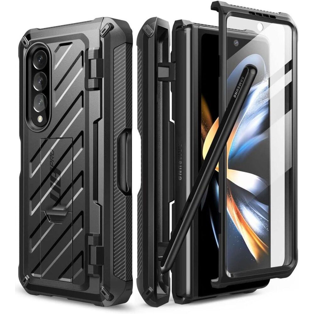 SUPCASE for Galaxy Z Fold 4 Case with S Pen Holder (Unicorn Beetle Pro)